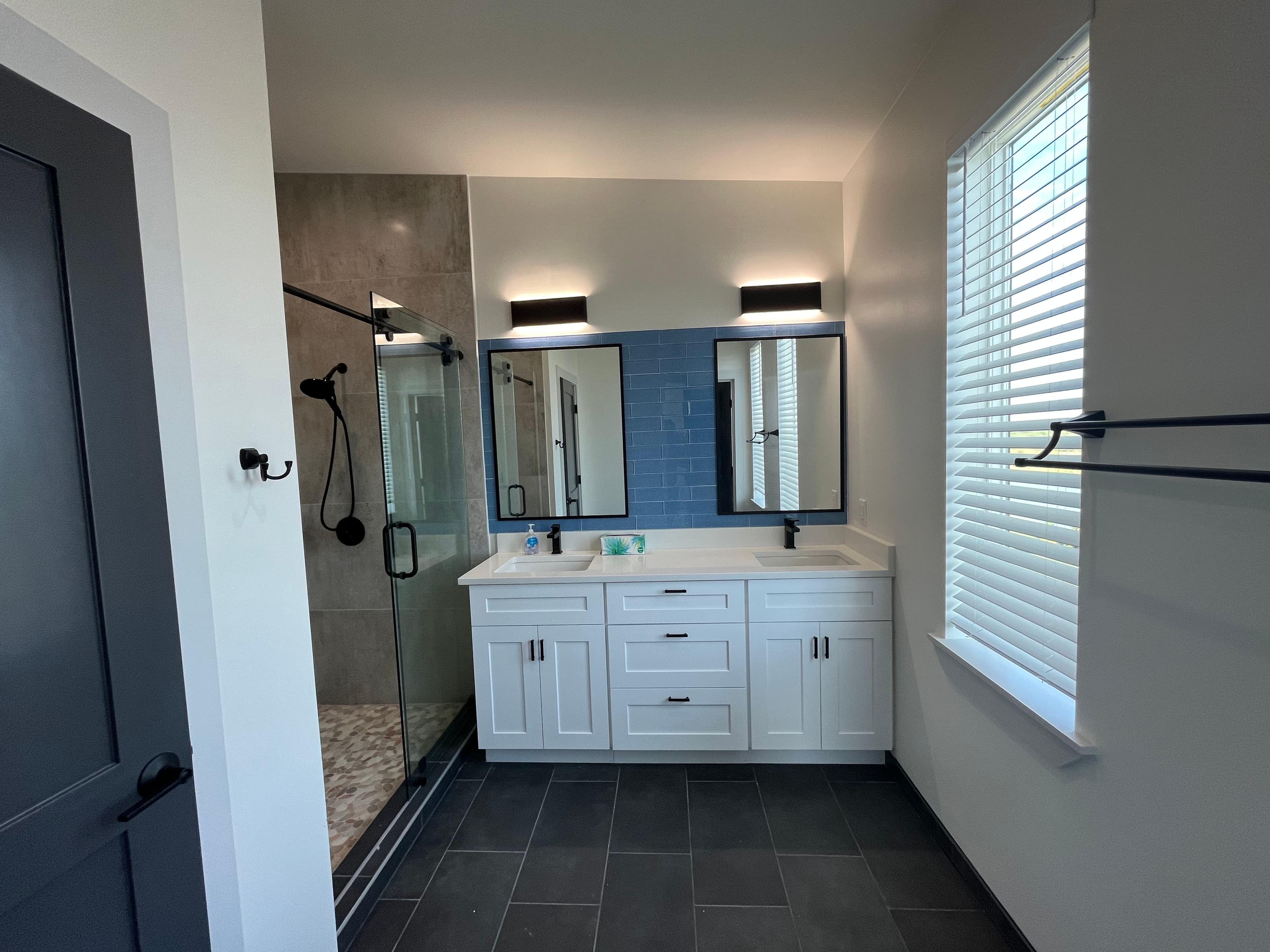 Bathroom with standing shower