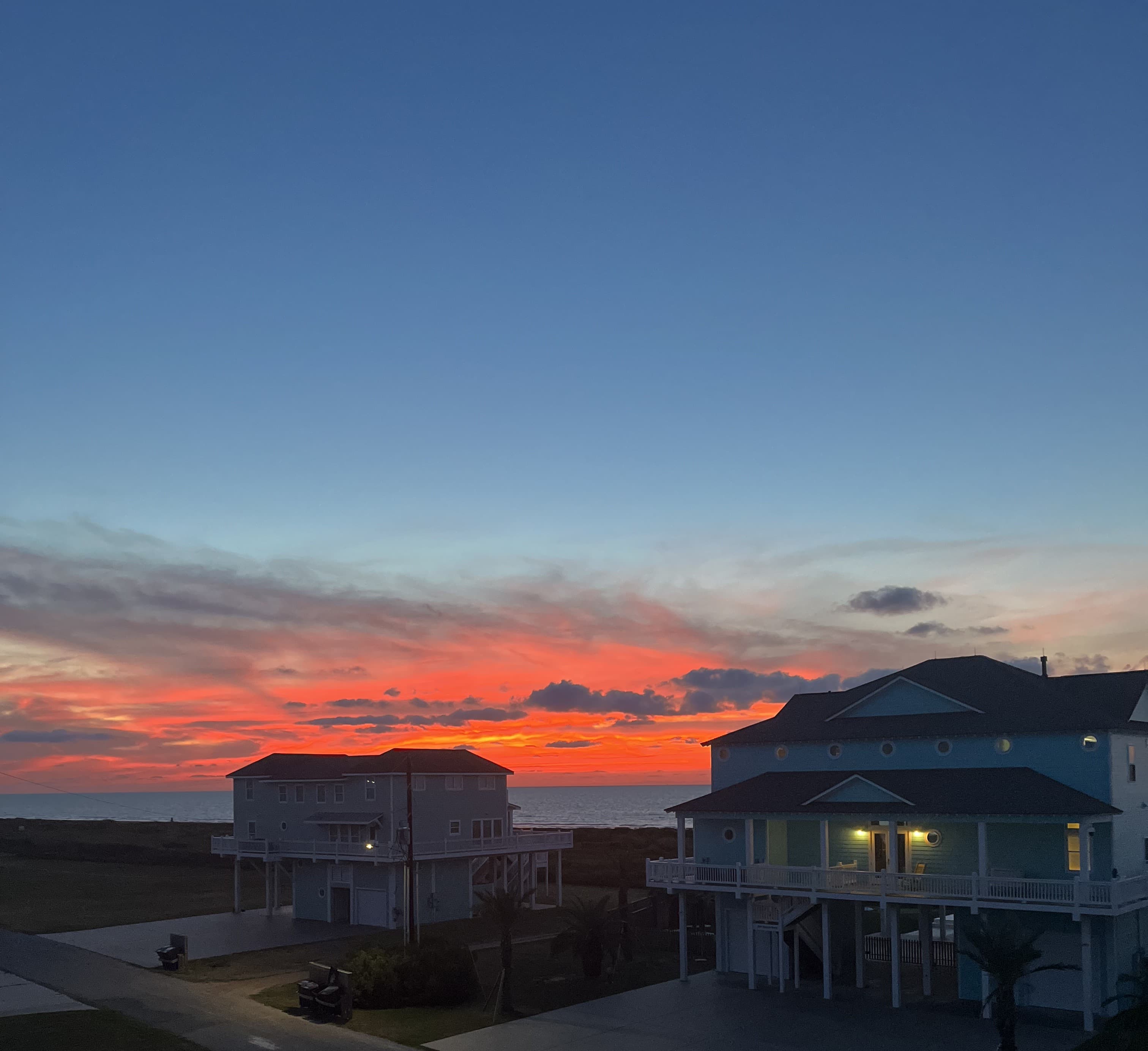 house-sunset